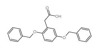2,5-二苄氧基苯乙酸结构式