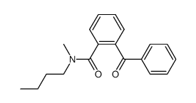 2-benzoyl-N-butyl-N-methylbenzamide结构式