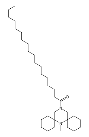 1-(7-methyl-7,15-diazadispiro[5.1.58.36]hexadecan-15-yl)octadecan-1-one Structure