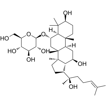 (20R)-Ginsenoside Rh1 Structure