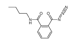 2-(butylcarbamoyl)benzoyl azide结构式