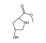L-Proline, 4-hydroxy-, methyl ester, (4S)- (9CI) structure