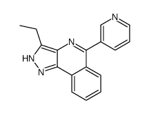 3-ethyl-5-pyridin-3-yl-2H-pyrazolo[4,3-c]isoquinoline结构式