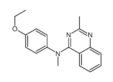 N-(4-ethoxyphenyl)-N,2-dimethylquinazolin-4-amine结构式