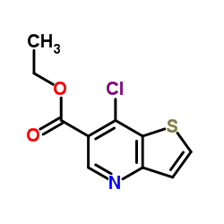 Ethyl 7-chlorothieno[3,2-b]pyridine-6-carboxylate Structure