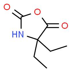 2,5-Oxazolidinedione,4,4-diethyl- structure