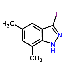 3-Iodo-5,7-dimethyl-1H-indazole picture