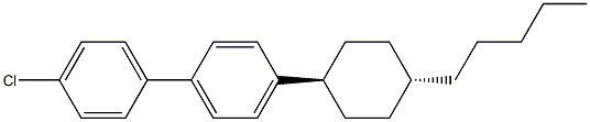 4-Chloro-4'-(trans-4-pentylcyclohexyl)-1,1'-biphenyl Structure