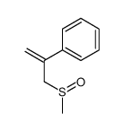 3-methylsulfinylprop-1-en-2-ylbenzene结构式