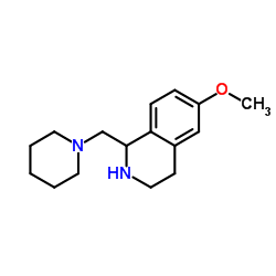 6-Methoxy-1-(1-piperidinylmethyl)-1,2,3,4-tetrahydroisoquinoline结构式