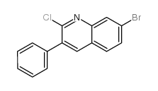 7-Bromo-2-chloro-3-phenylquinoline structure