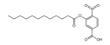 3-(dodecanoyloxy)-4-nitrobenzoic acid Structure