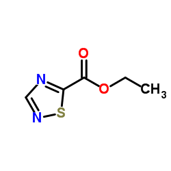 1,​2,​4-​Thiadiazole-​5-​carboxylic acid, ethyl ester结构式