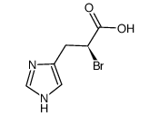 S-2--Bromo-4-imidazole propionic acid Structure