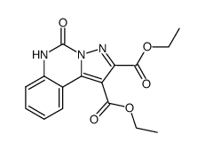 diethyl 5-oxo-5,6-dihydropyrazolo[1,5-c]quinazoline-1,2-dicarboxylate结构式