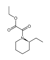 (S)-ethyl 2-(2-ethylpiperidin-1-yl)-2-oxoacetate结构式