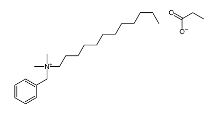 benzyl-dodecyl-dimethylazanium,propanoate Structure