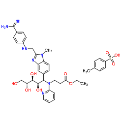 N-[[2-[[[4-(Aminoiminomethyl)phenyl]amino]methyl]-1-methyl-1H-benzimidazol-5-yl]arbonyl]-N-2-pyridin Structure