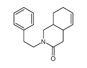 (4aR,8aS)-2-(2-phenylethyl)-1,4,4a,7,8,8a-hexahydroisoquinolin-3-one Structure