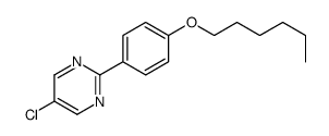 5-chloro-2-(4-hexoxyphenyl)pyrimidine Structure
