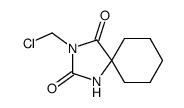 3-(Chloromethyl)-1,3-diazaspiro[4.5]decane-2,4-dione structure