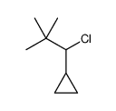 (1-chloro-2,2-dimethylpropyl)cyclopropane结构式