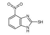 2H-Benzimidazole-2-thione,1,3-dihydro-4-nitro-(9CI) structure