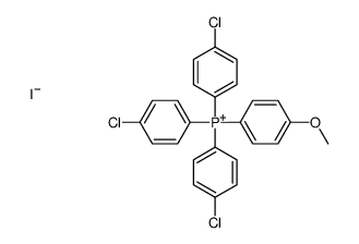 tris(4-chlorophenyl)-(4-methoxyphenyl)phosphanium,iodide Structure