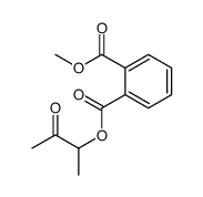 1-O-methyl 2-O-(3-oxobutan-2-yl) benzene-1,2-dicarboxylate结构式