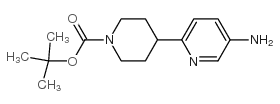 TERT-BUTYL 4-(5-AMINOPYRIDIN-2-YL)PIPERIDINE-1-CARBOXYLATE picture