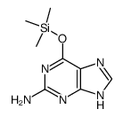 6-((trimethylsilyl)oxy)-9H-purin-2-amine结构式