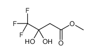 methyl 4,4,4-trifluoro-3,3-dihydroxybutanoate Structure
