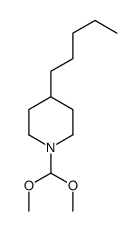 1-(dimethoxymethyl)-4-pentylpiperidine Structure