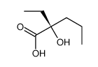 (2S)-2-ethyl-2-hydroxypentanoic acid Structure