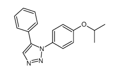 5-phenyl-1-(4-propan-2-yloxyphenyl)triazole Structure