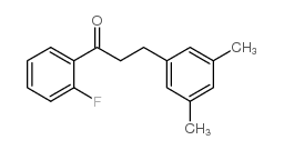 3-(3,5-DIMETHYLPHENYL)-2'-FLUOROPROPIOPHENONE结构式
