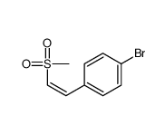 1-bromo-4-[(E)-2-methylsulfonylethenyl]benzene结构式