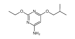 Pyrimidine, 4-amino-2-ethoxy-6-isobutoxy- (7CI) structure