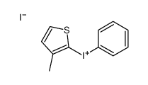 (3-methylthiophen-2-yl)-phenyliodanium,iodide Structure