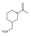 1-[3-(aminomethyl)piperidin-1-yl]ethanone Structure