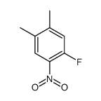 1-氟-4,5 二甲基-2-硝基苯结构式