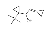 1-<1-(Trimethylsilyl)cyclopropyl>-2-cyclopropylideneethanol结构式