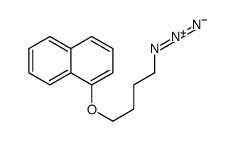 1-(4-azidobutoxy)naphthalene结构式