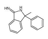 3-methyl-3-phenylisoindol-1-amine结构式