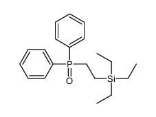 2-diphenylphosphorylethyl(triethyl)silane结构式