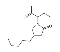 1-(2-oxopentan-3-yl)-4-pentylpyrrolidin-2-one结构式