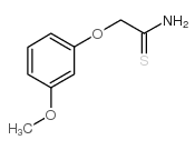 2-(3-methoxyphenoxy)ethanethioamide Structure