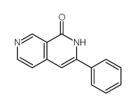 3-phenyl-2H-2,7-naphthyridin-1-one结构式