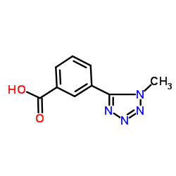 3-(1-Methyl-1H-tetrazol-5-yl)benzoic acid structure
