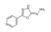 (5-pyridin-4-yl-1,3,4-oxadiazol-2-yl)hydrazine Structure